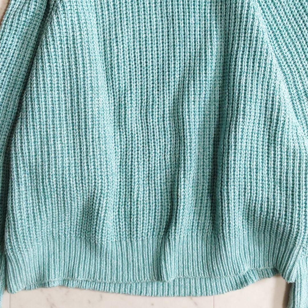 美品♪ ロンハーマン カシミヤ コットン ドルマンスリーブ ニット ライトブルー