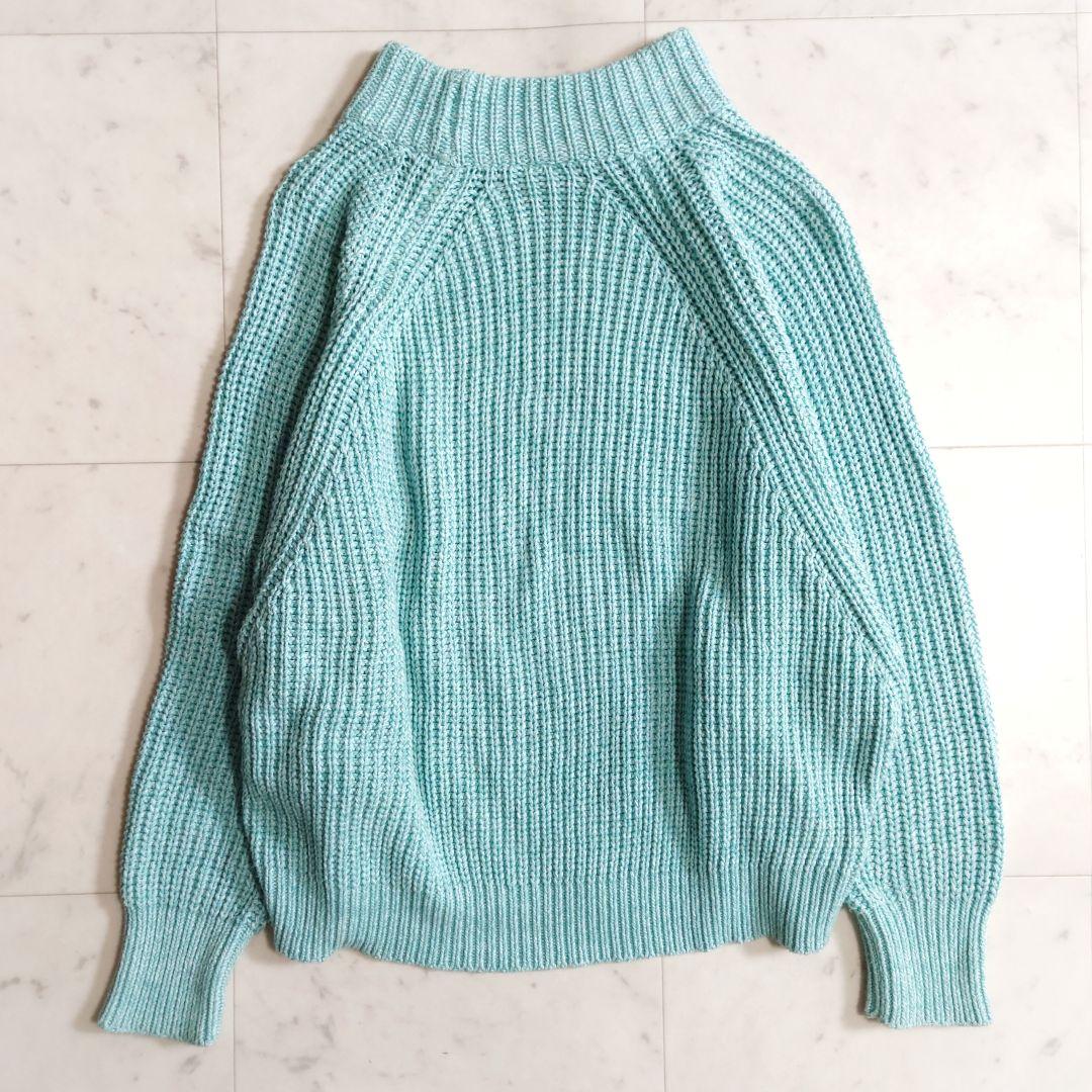 美品♪ ロンハーマン カシミヤ コットン ドルマンスリーブ ニット ライトブルー