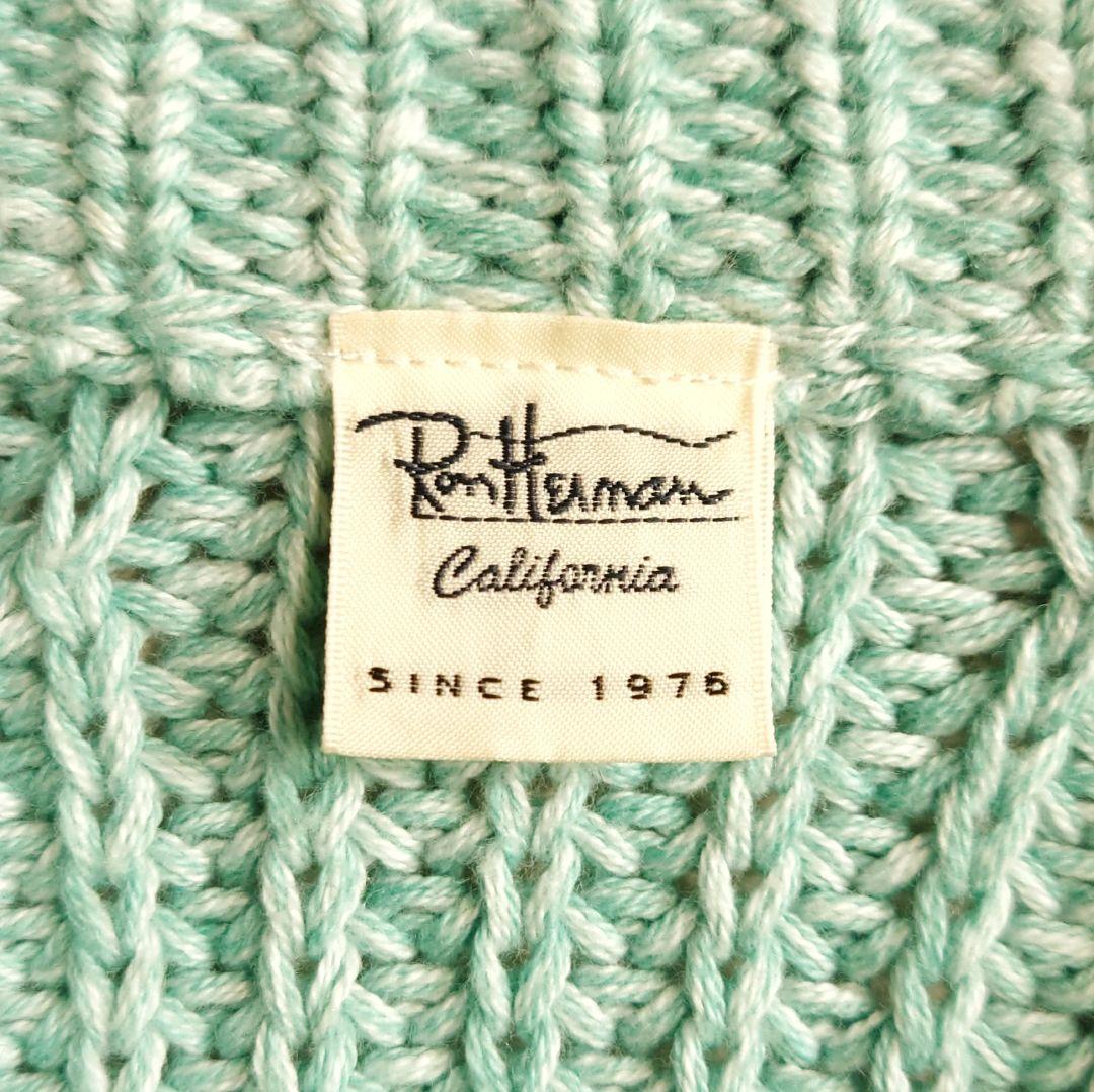 美品♪ ロンハーマン カシミヤ コットン ドルマンスリーブ ニット ライトブルー