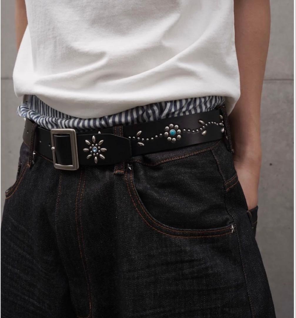 藤*章様 BELVET Leather studded belt