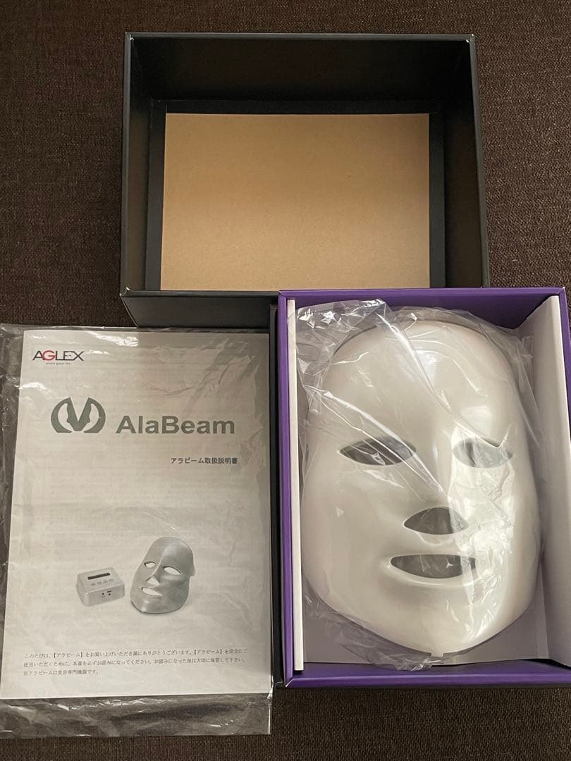 【値下げしました】AGLEX AlaBeam LED美顔器 説明書付き