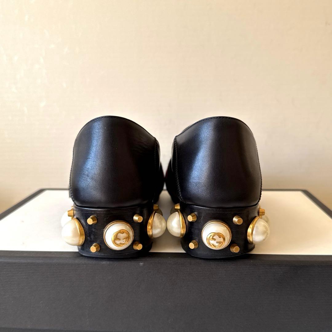 グッチ GGマーモント パール ローファー 36