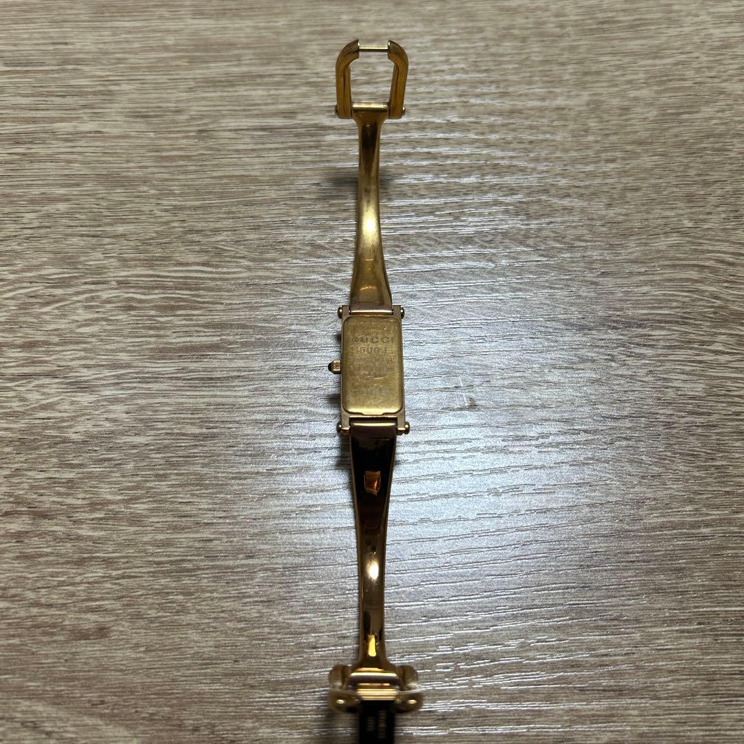稼働品 GUCCI グッチ バングルウォッチ 1500L ゴールド
