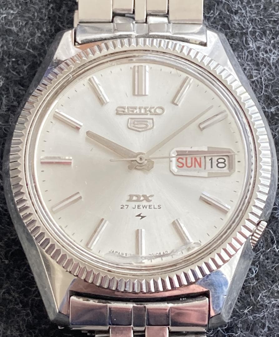 【とし】美品1968 51系 るSEIKO 5 DX 27石