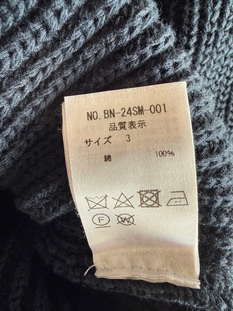 BATONER SIGNATURE CREW NECK 3 ネイビー