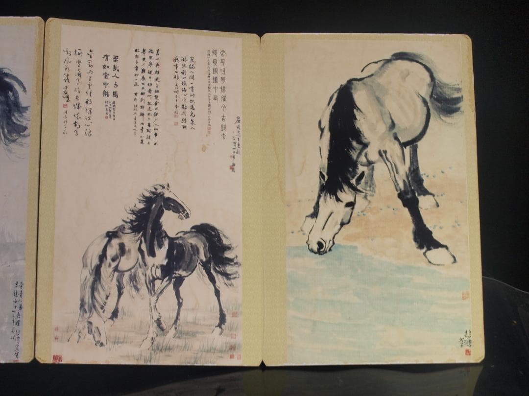中国近時代の古本　絵冊　書籍　肉筆絵　激安骨董品 DE246C9-2