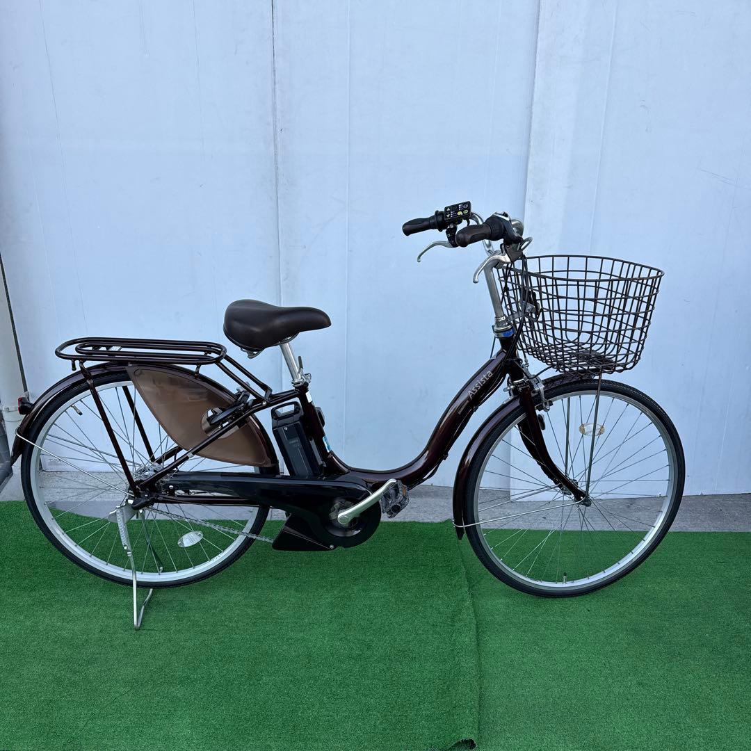 ブリヂストン 電動アシスト自転車26インチ 12.3Ah ブラウン