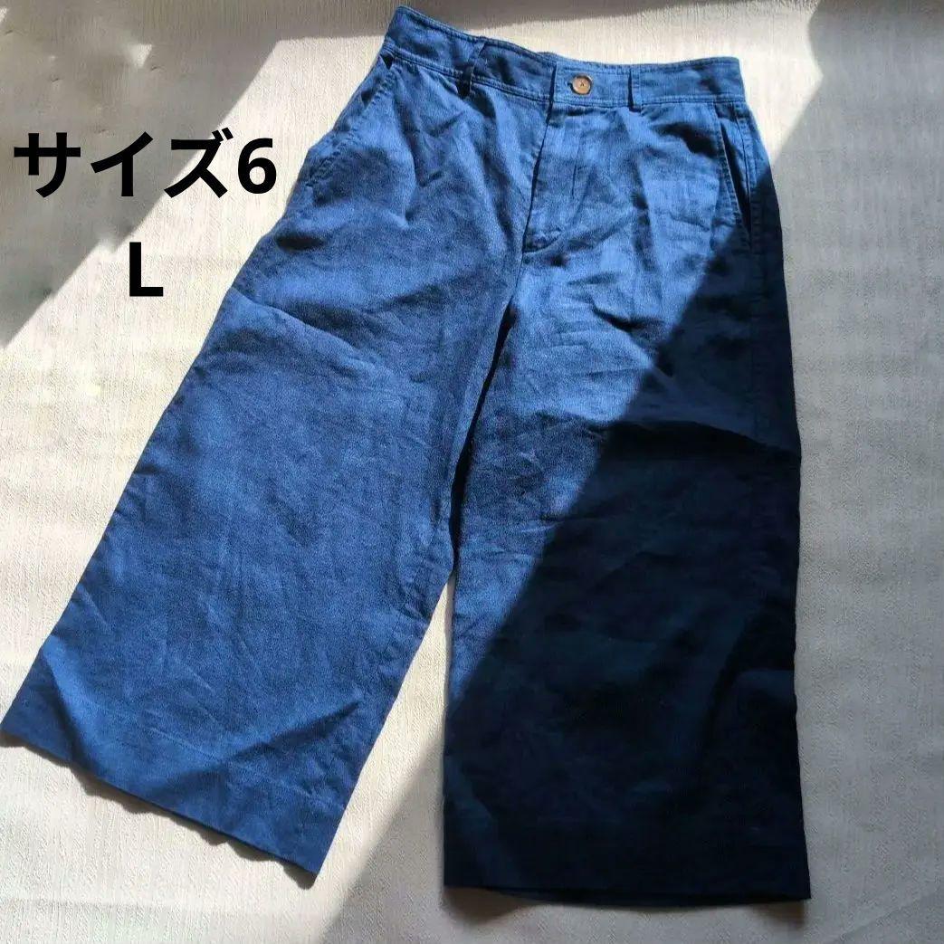 ラルフローレン　リネン100%ガウチョパンツ　未使用品