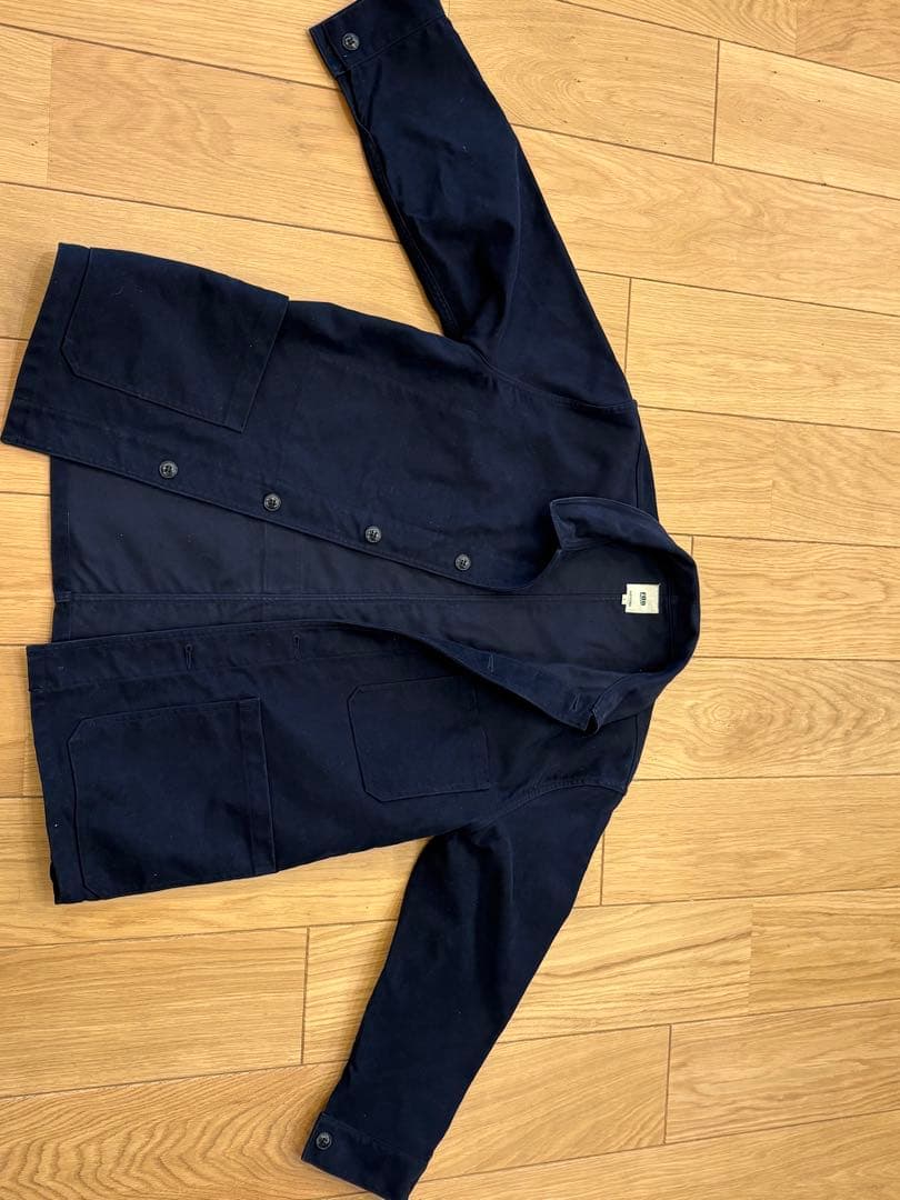 FOB FACTORY ネイビー シャツジャケット