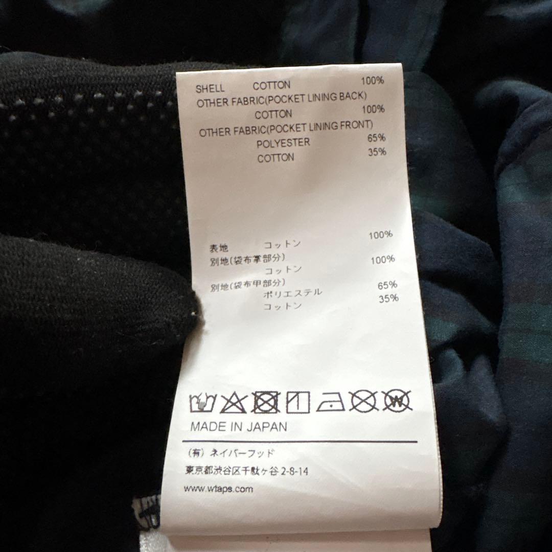 アレンツWTAPS 長袖シャツ サイズX 03 チェック柄