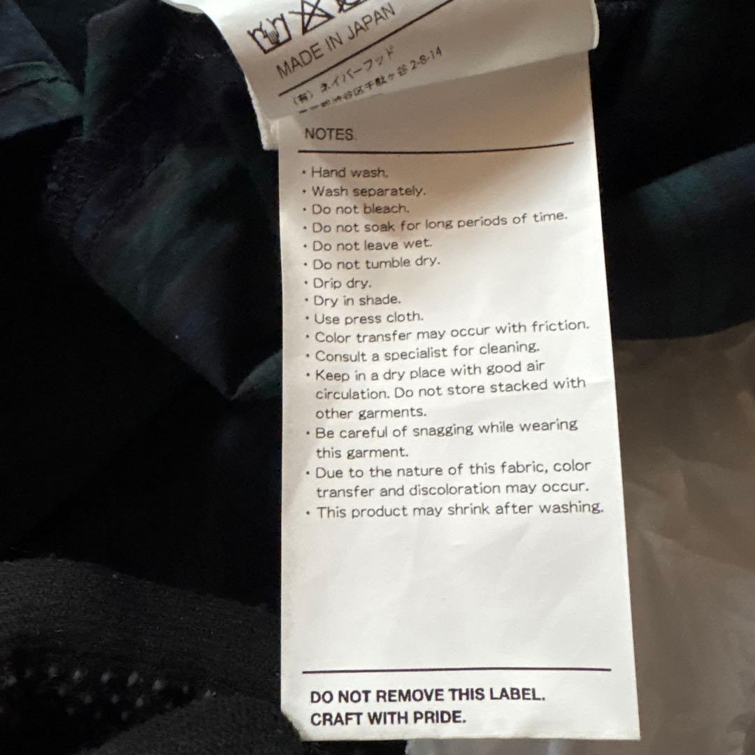 アレンツWTAPS 長袖シャツ サイズX 03 チェック柄