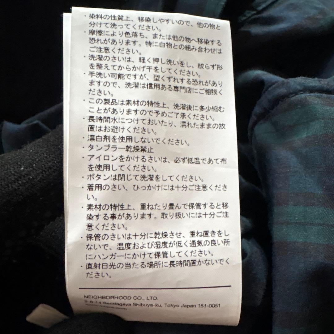 アレンツWTAPS 長袖シャツ サイズX 03 チェック柄