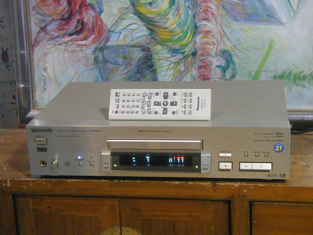 ★パナソニック DVD-RP91 ￥79,800 CD/DVDプレイヤー