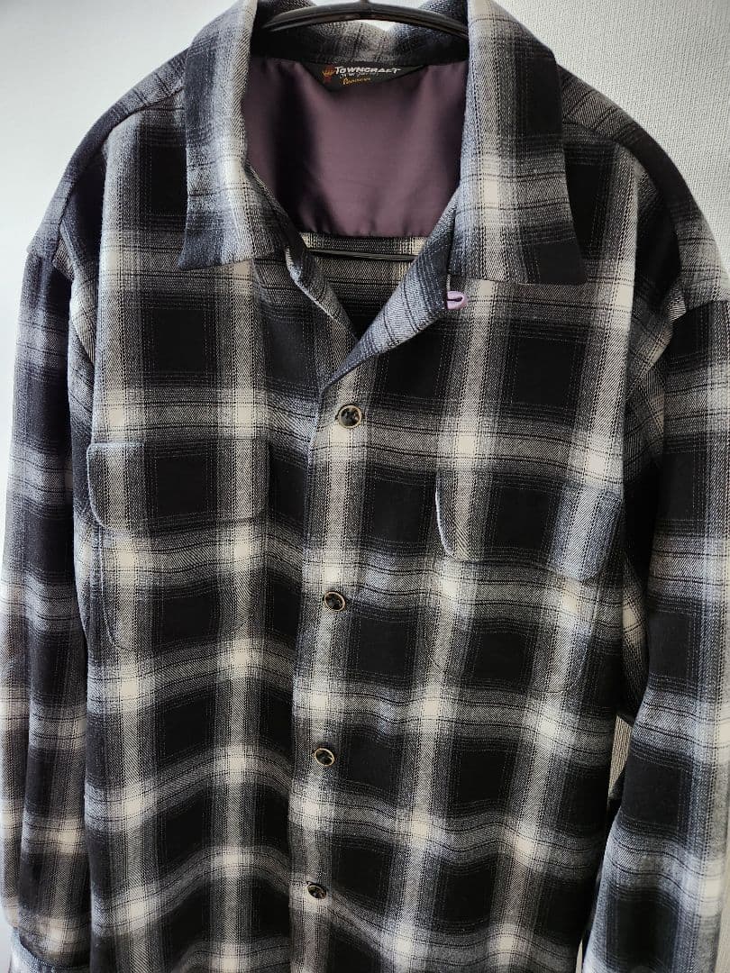 トップス TOWN CRAFT 50S W-FLAP LOOP COLLAR SHIRT
