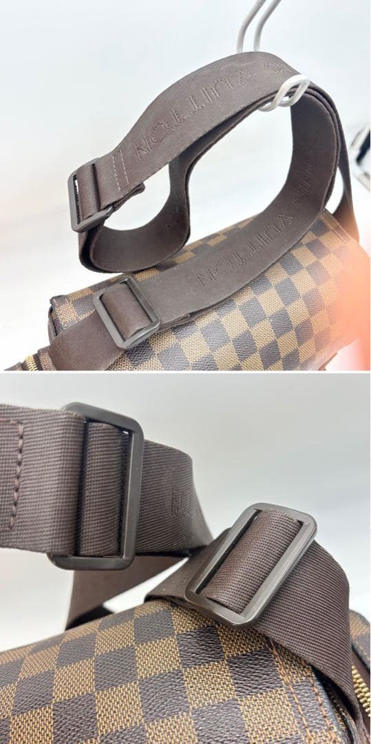 ▲LOUIS VUITTON ダミエ　リポーター メルヴィール ショルダーバッグ