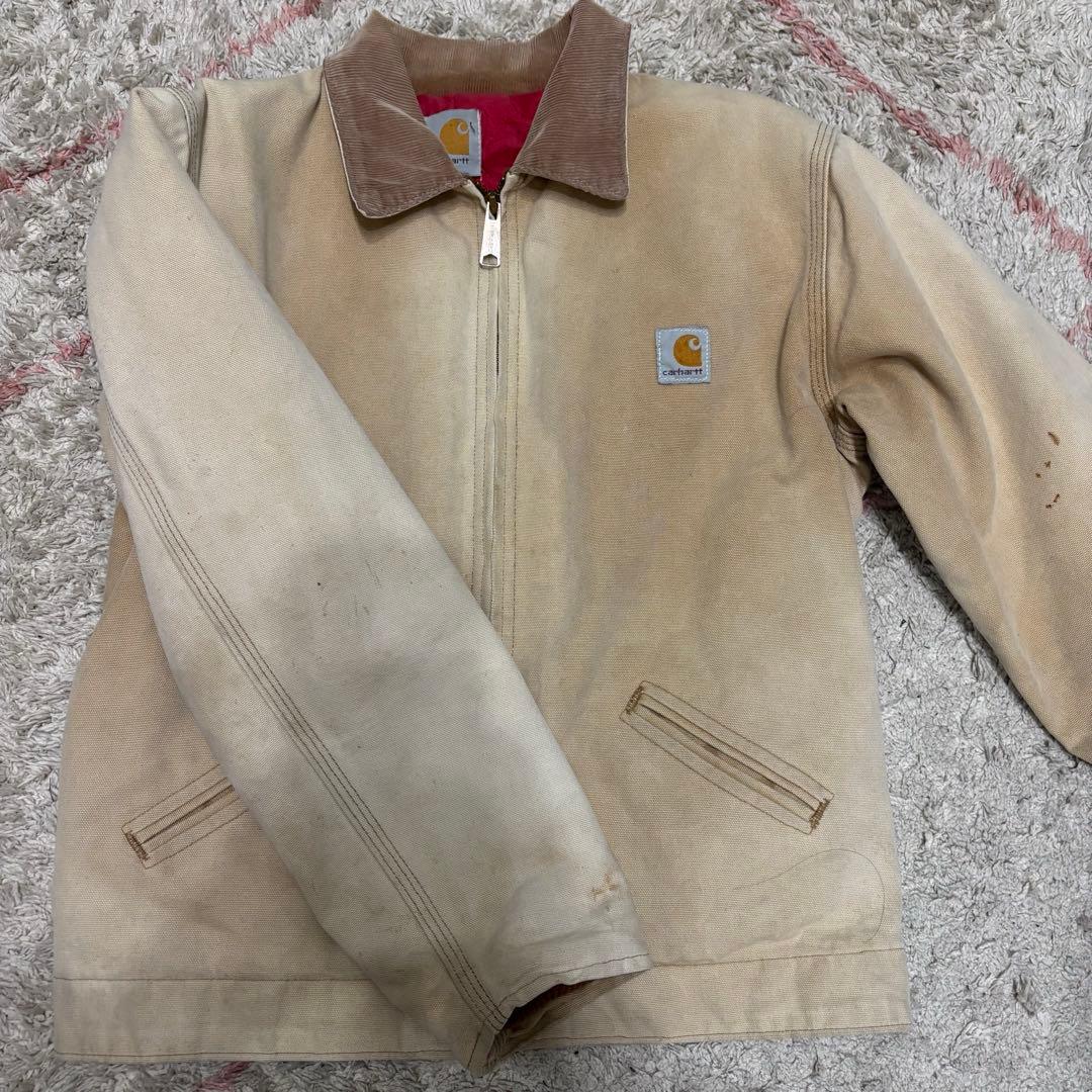 Carhartt 90s USA製　デトロイトジャケット　色落ちフェード
