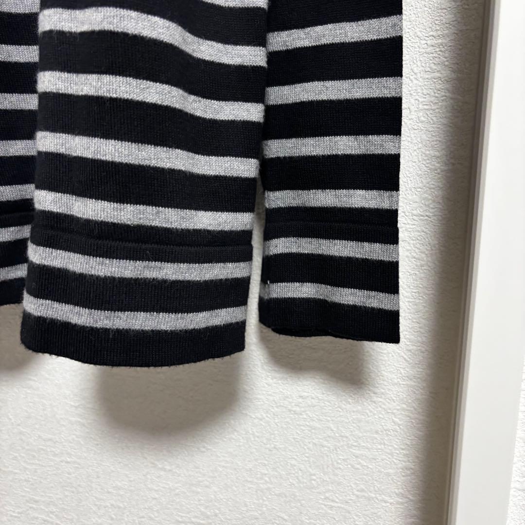 JOHN SMEDLEY ジョンスメドレー ボーダーコットンニット S