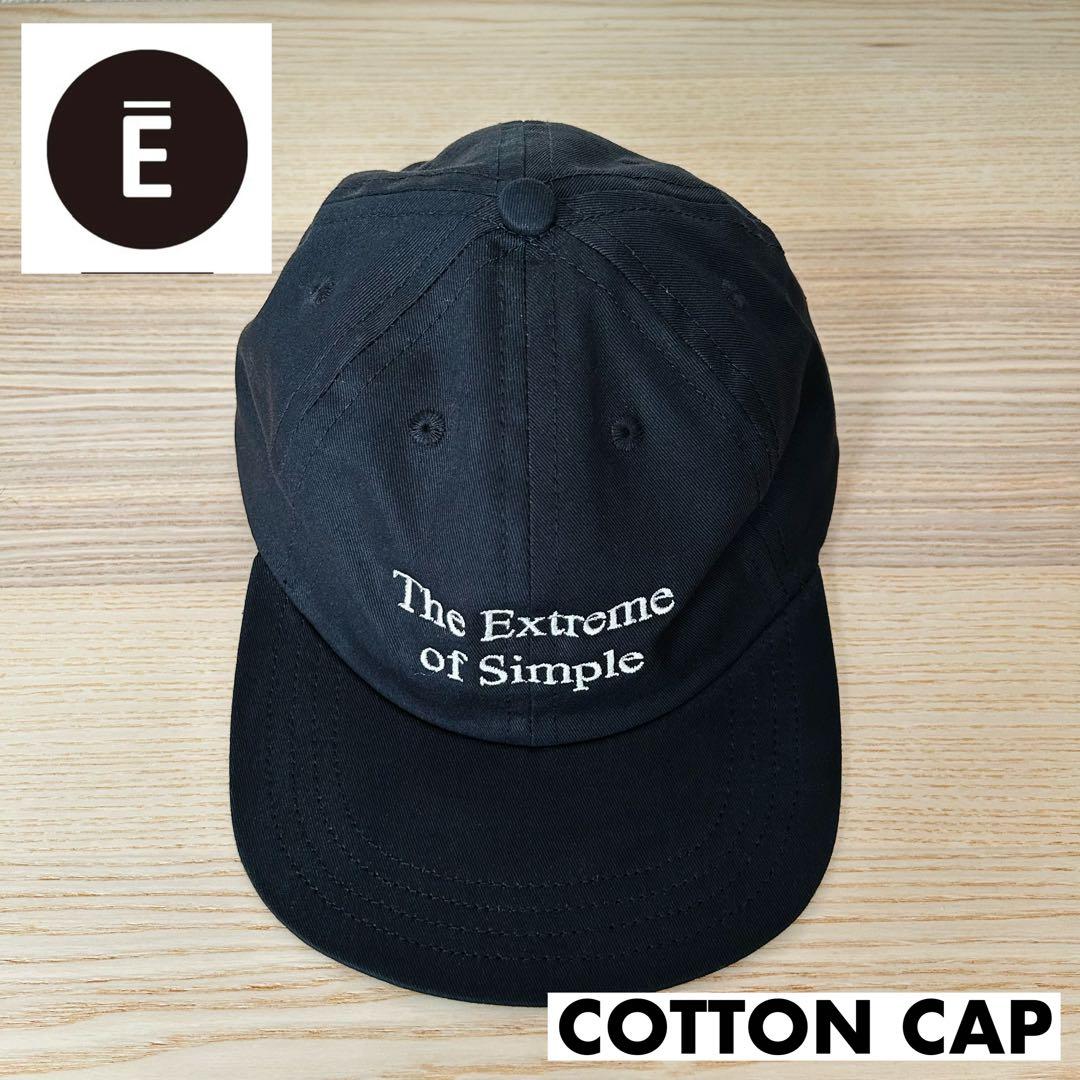 ENNOY COTTON CAP BLACK メンズ レディース