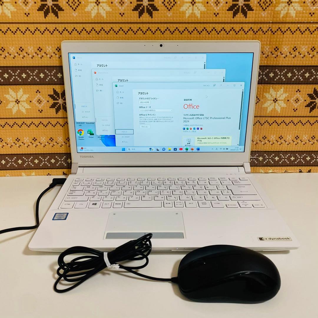 Y51 TOSHIBAノートパソコンSSD第6世代Windows11オフィス付き