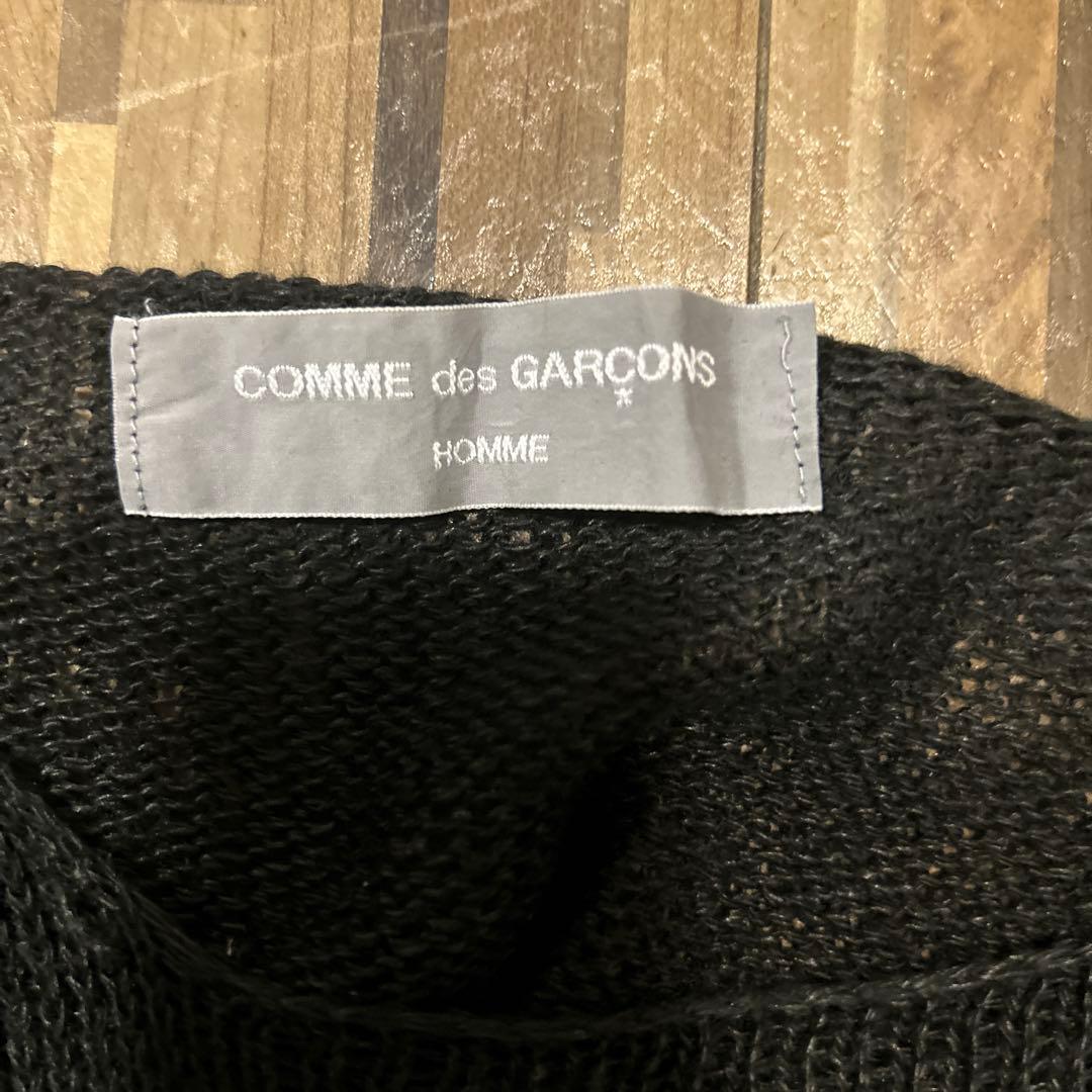 COMME des GARÇONS ブラックニットセーター