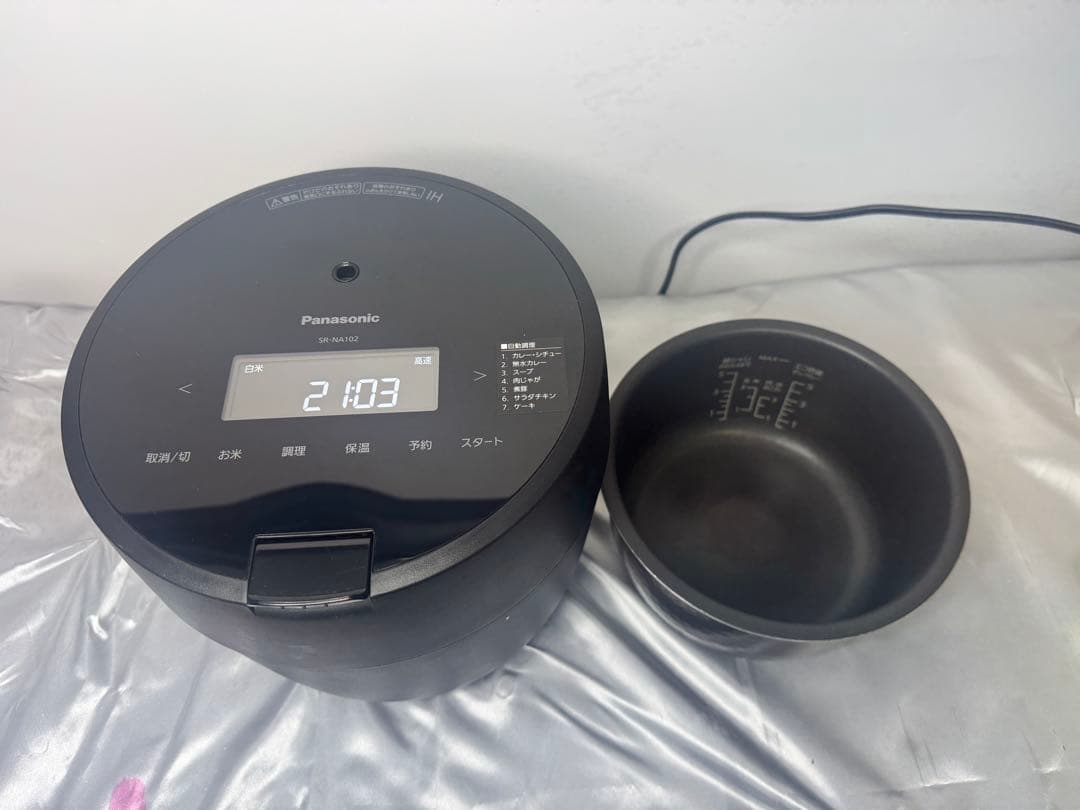Panasonic 炊飯器 SR-NA102 ブラック