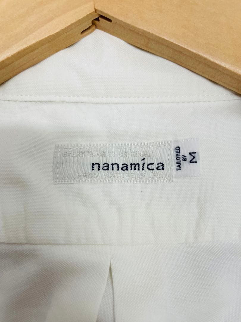 nanamica ナナミカ 長袖シャツ　ホワイト