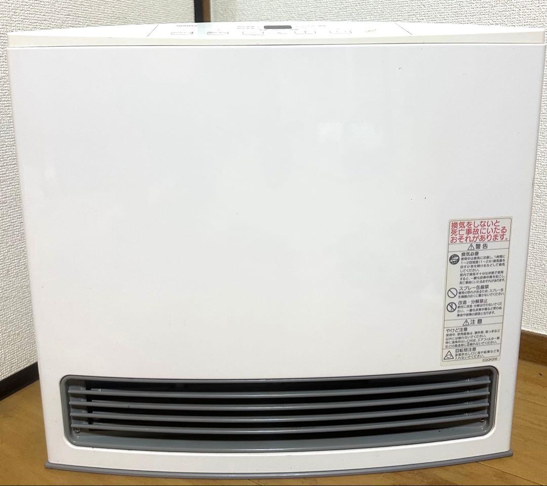 ノーリツ ガスファンヒータ 都市ガス13A ガスホース付き約5M