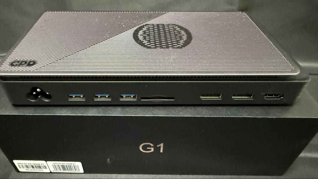 値下げ！GPU GPD G1 2023 Radeon RX 7600M XT