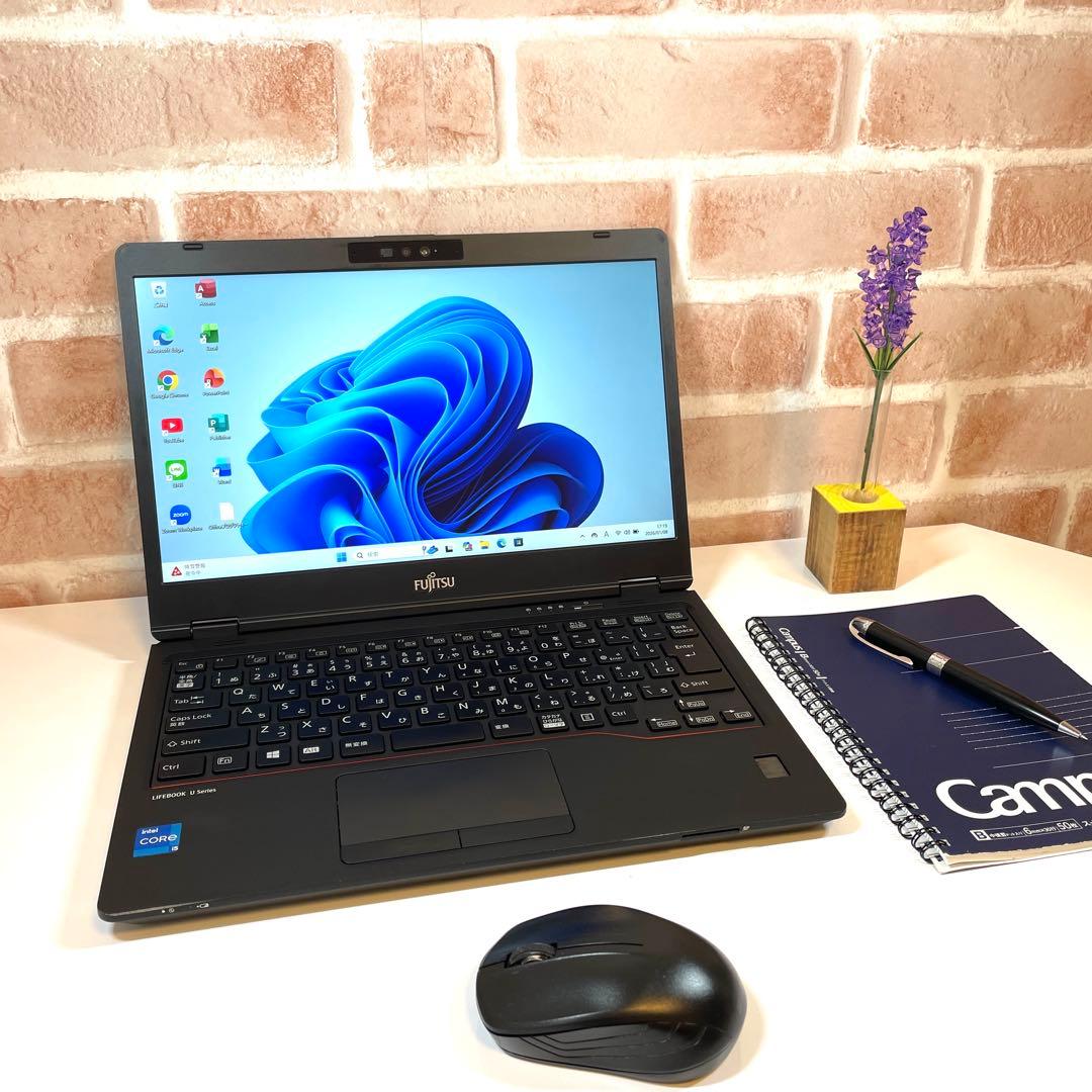 ★美品★ 2021年製 軽量 第11世代 SSD256GB 富士通 TT0