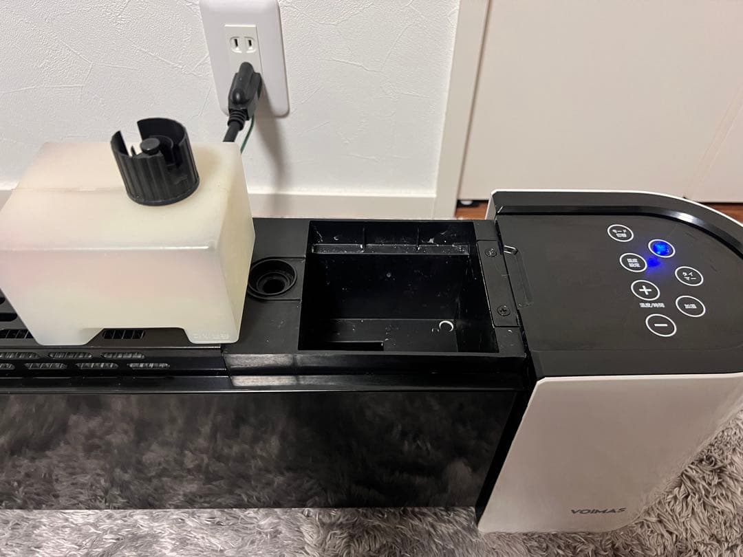 変換プラグ不要！セラミックファンヒーター加湿器&衣類乾燥機1200W/1700W