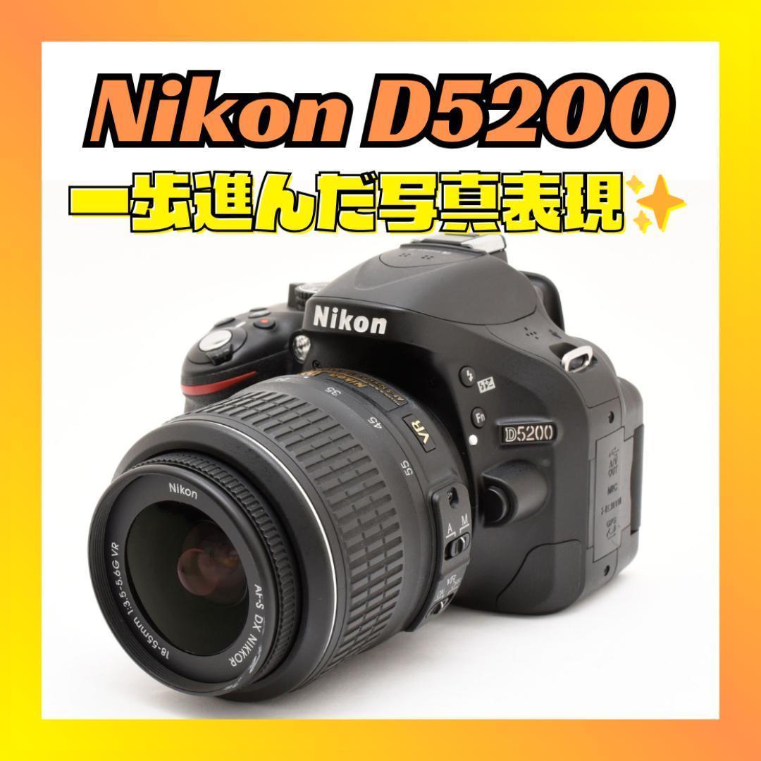 ❤️スマホ転送OK❤️Nikon D5200❤️フルHD対応一眼レフ❤️