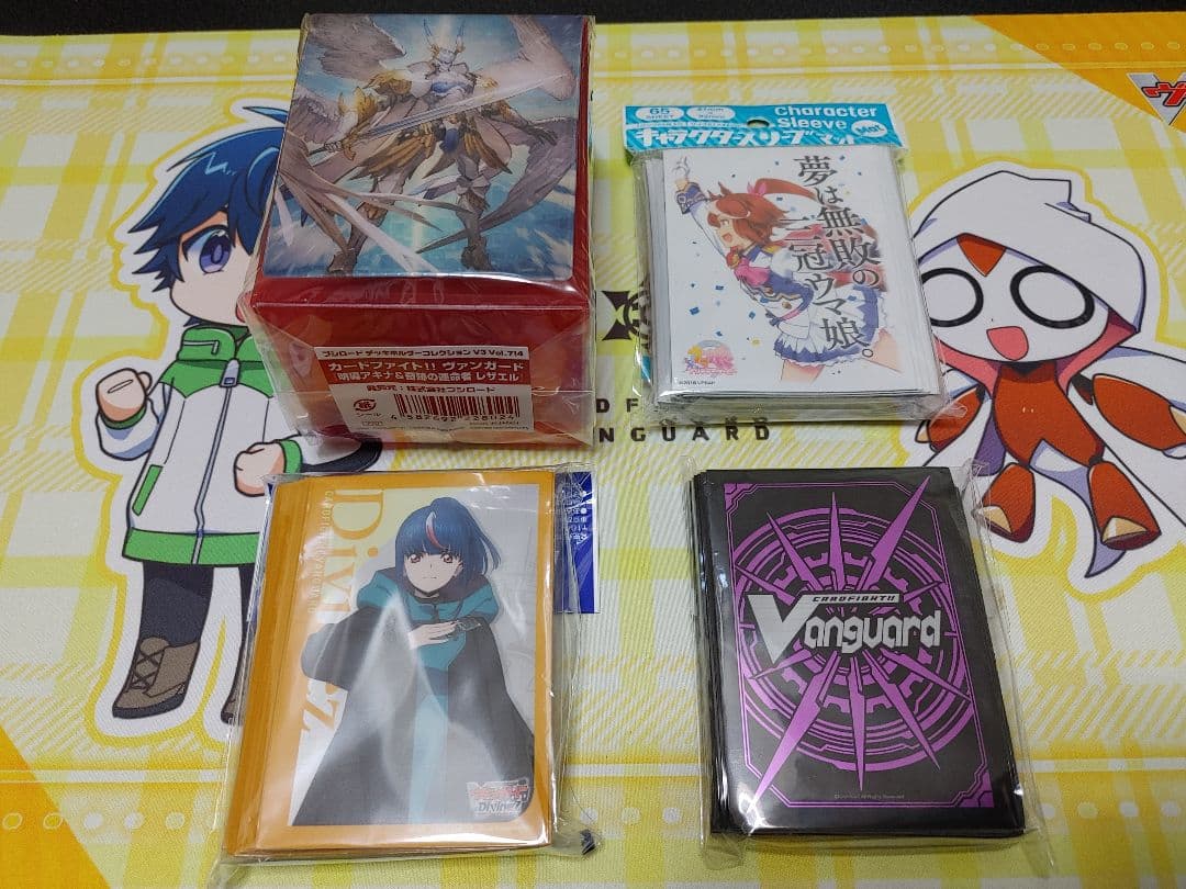 ヴァンガード サプライ まとめ売り レザエル 明導 アキナ ヒカリ スリーブ
