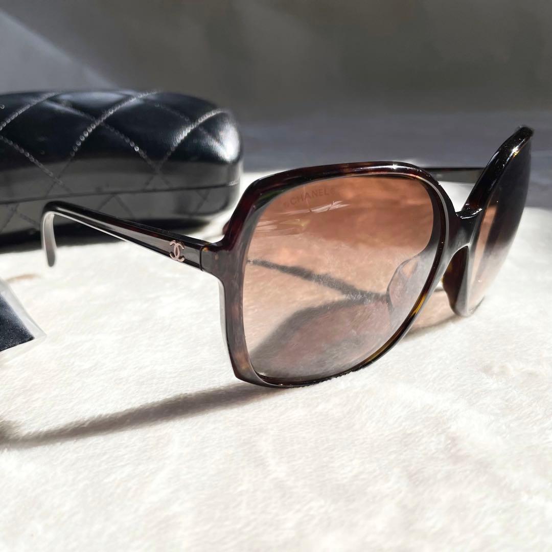 CHANEL ココマーク 5204-A ケース付き サングラス べっ甲柄