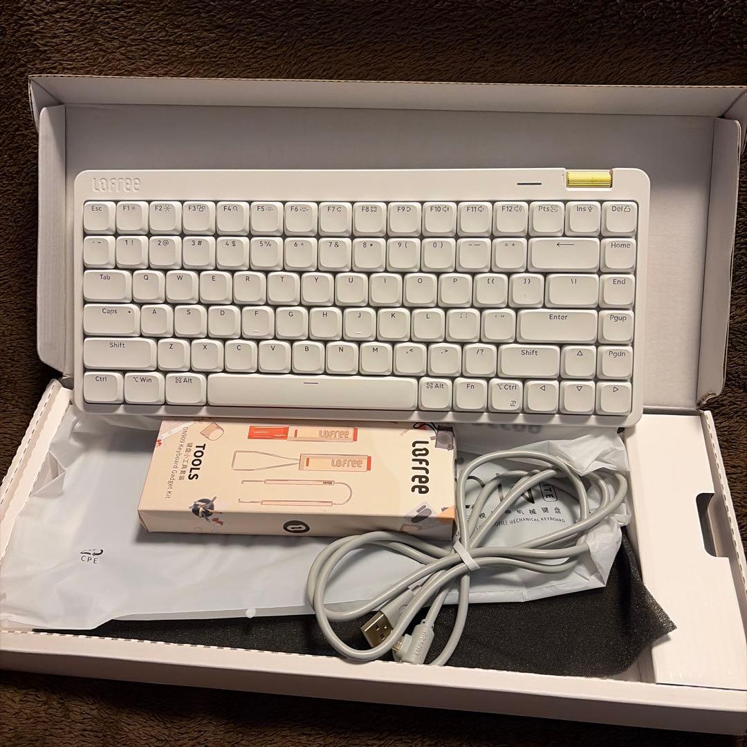 Lofree Flow Lite 84 ホワイト　早期予約特典ツール付き