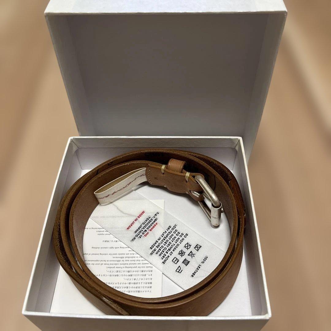 【forme】Jodhpurs natural horse butt belt