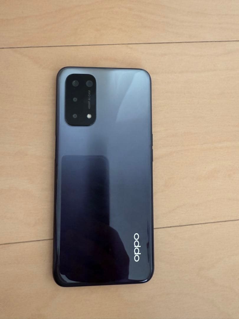 SIMロック解除済OPPO A54 5G（au版OPG02)シルバーブラック