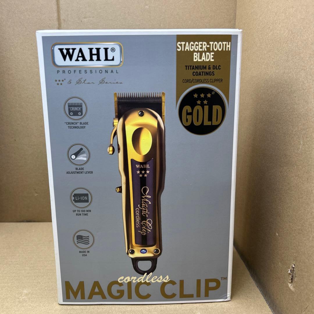 未使用　WAHL 5star Cordless Magic Clip ゴールド