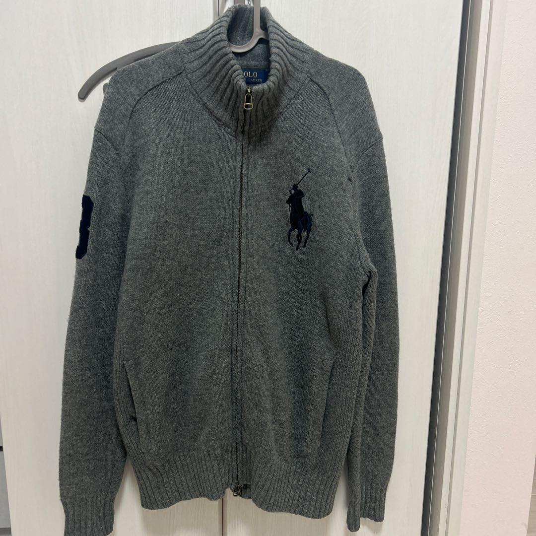 ラルフローレン フルジップニットカーディガン