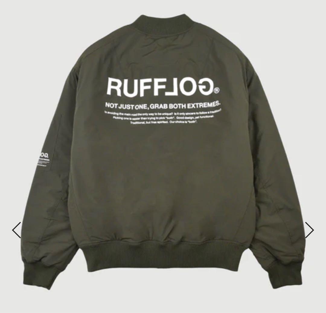 ラフロッグ WEIGHT PUFFER STADIUM JACKET L