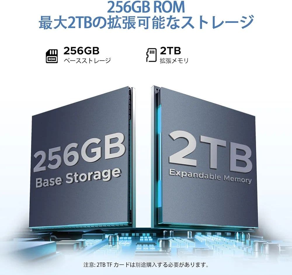 11インチ Android 15 タブレット 30GB+256GB