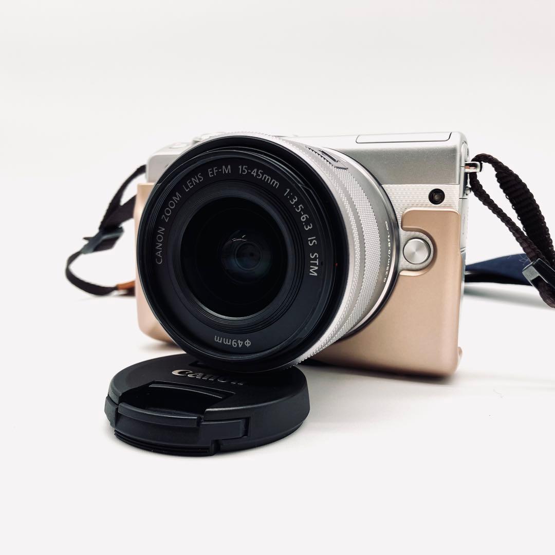 美品♪ Canon EOS M100 ホワイト　15-45mmレンズキット