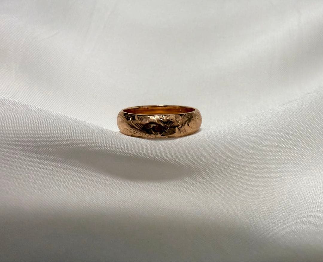 ハワイアンジュエリー14K リング ピンクゴールド