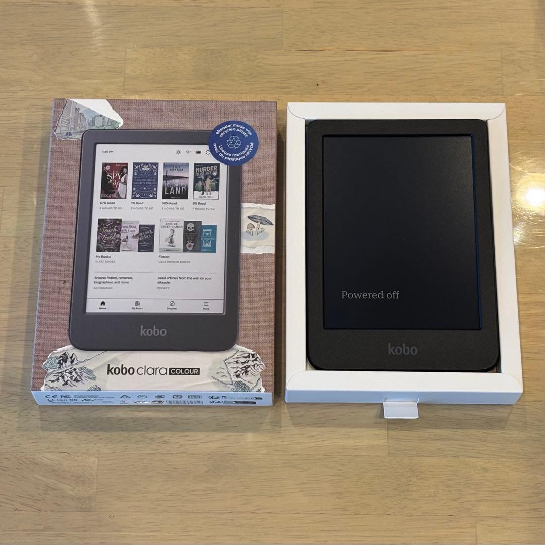 楽天コボ Kobo Clara Colour 電子書籍リーダー本体 使用感少ない