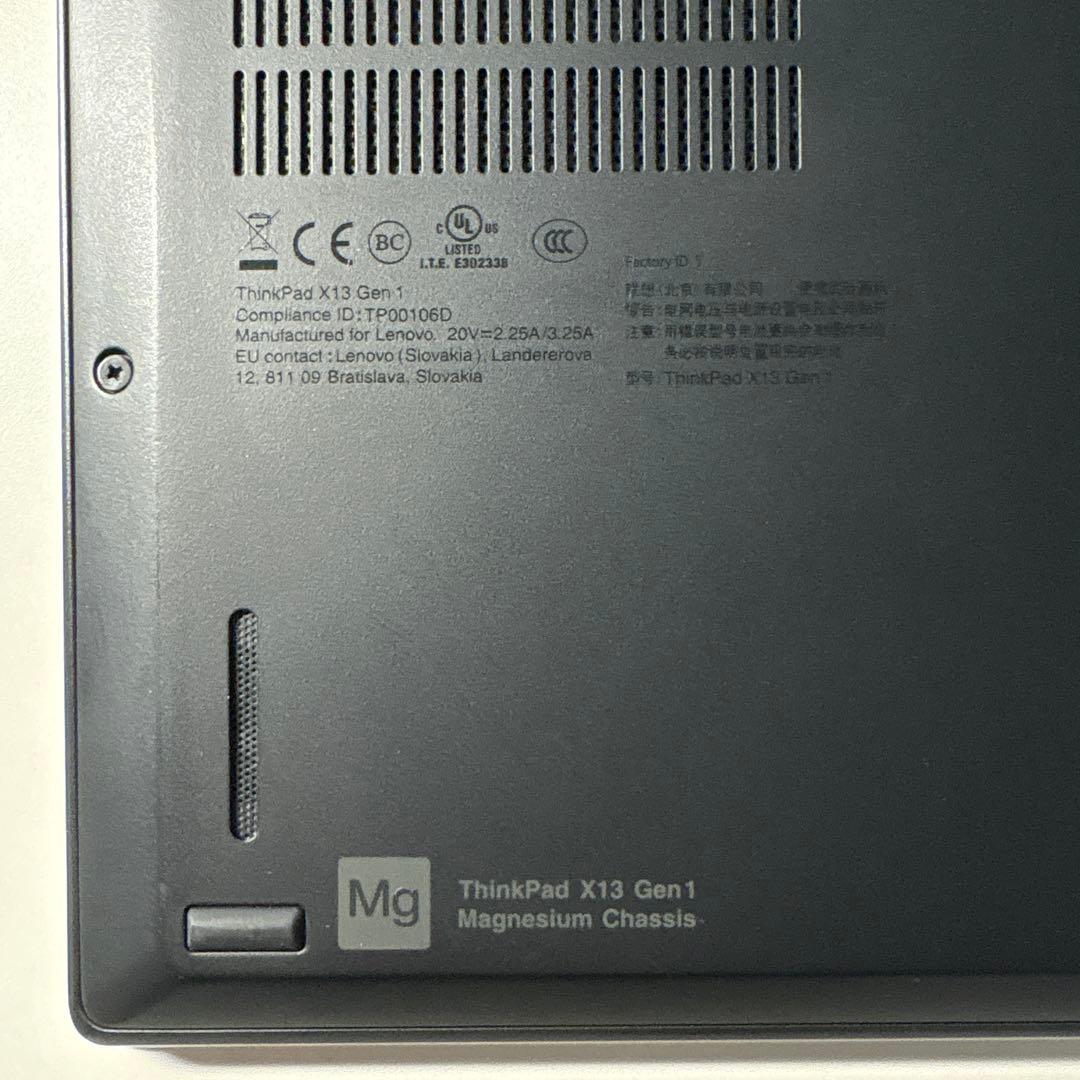 Ryzen5Pro搭載LenovoThinkPad X13⭐︎Win11初期設定済