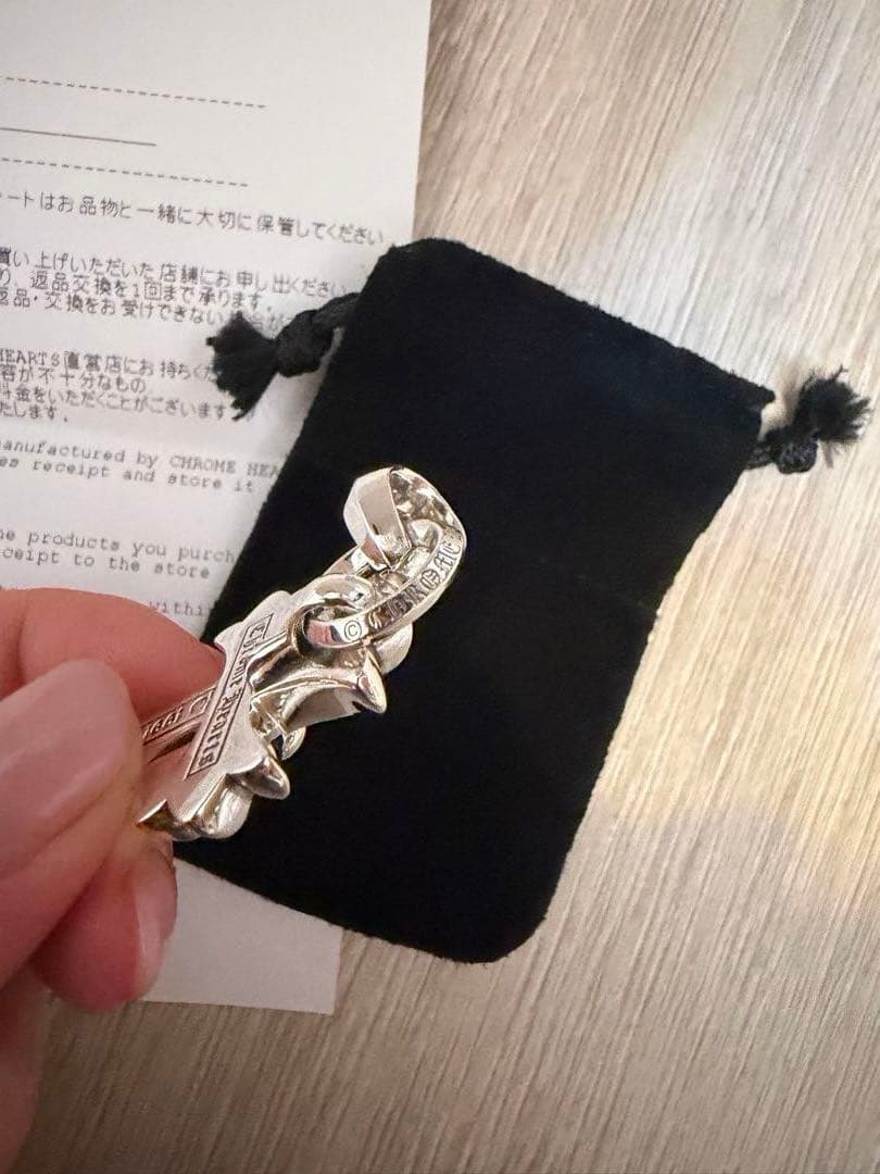 【新品未使用品】クロムハーツ スモールchクロス ベイル