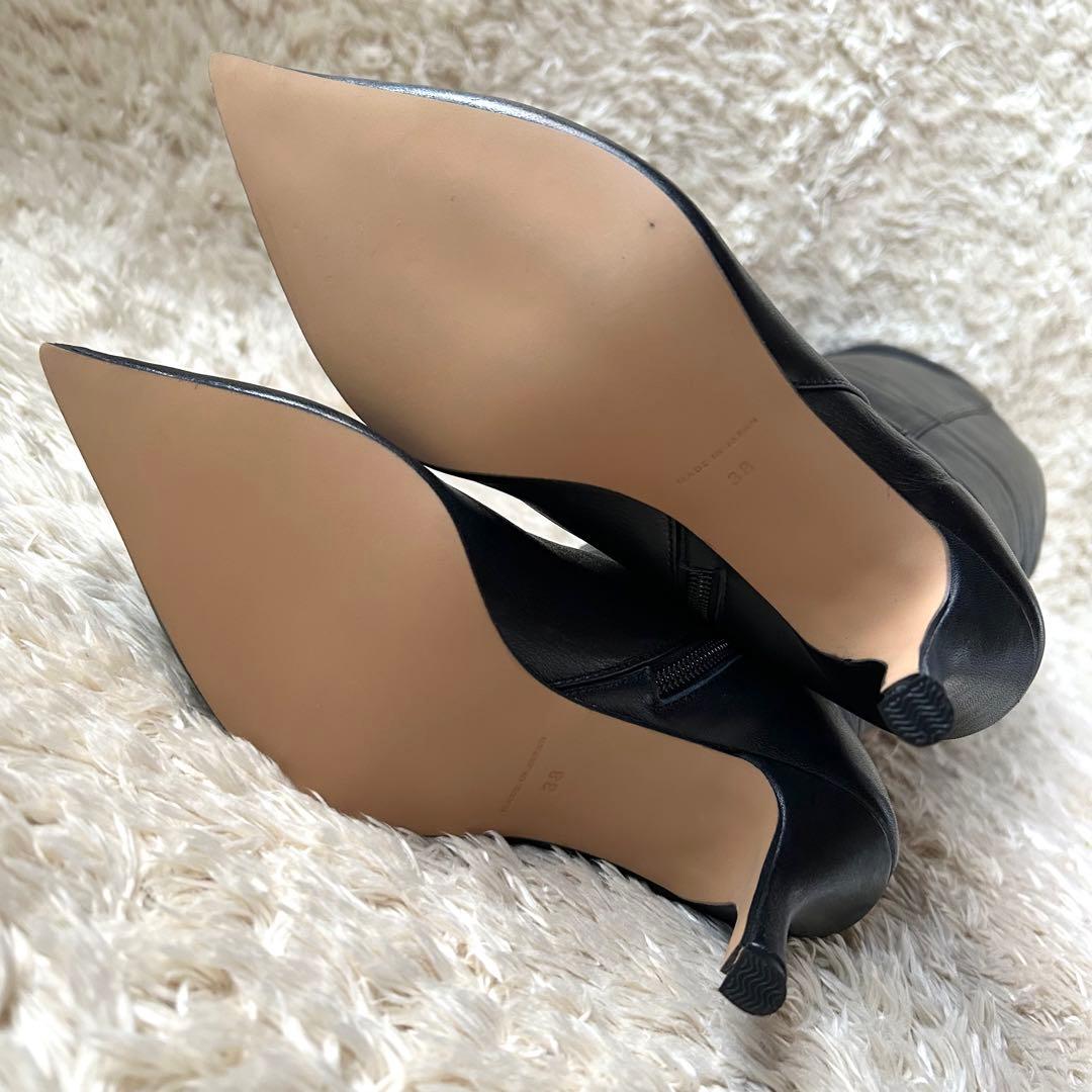 未使用Whim Gazette Hoaw. ニーハイブーツ　ブラック 24cm