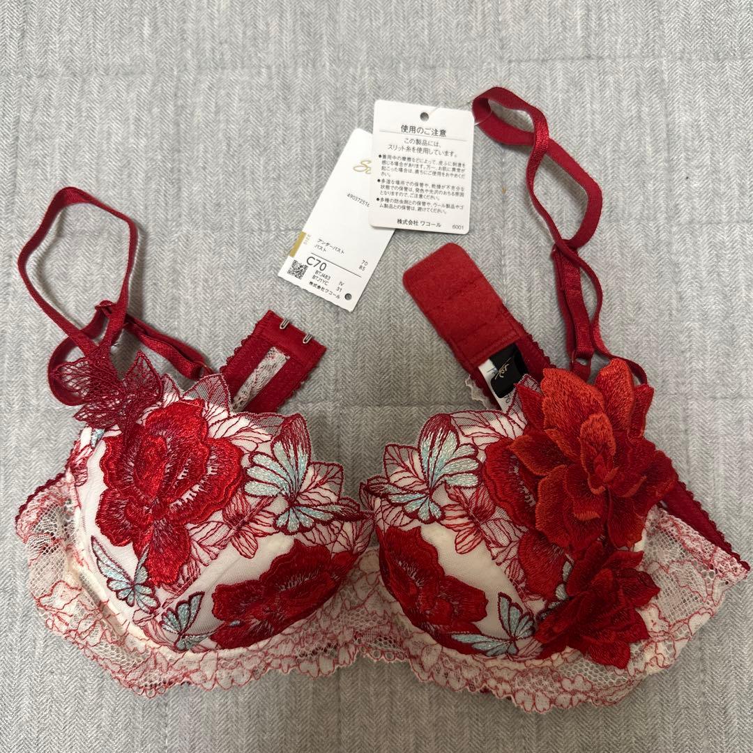 新品　サルートsalute ワコール　 ブラジャー＆Tバック