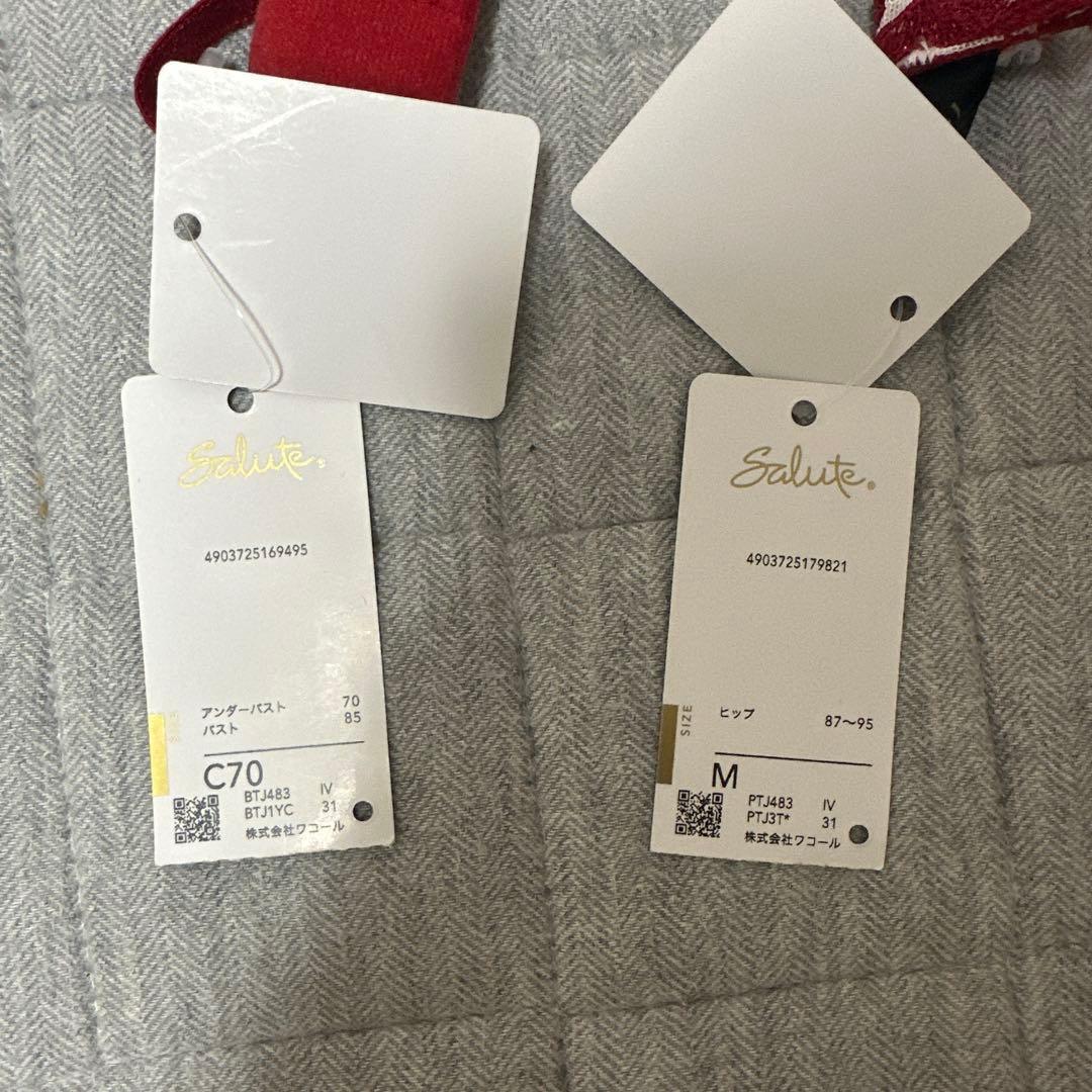 新品　サルートsalute ワコール　 ブラジャー＆Tバック
