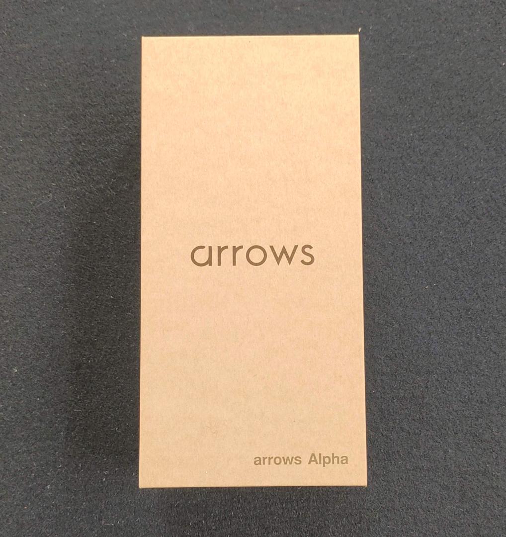 ほぼ未使用 arrows Alpha ホワイト 楽天モバイル simフリー