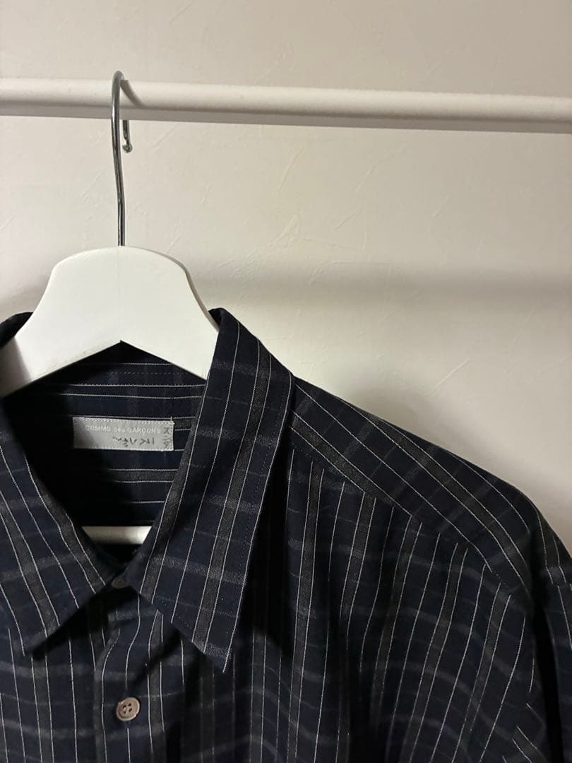 COMME des GARCONS HOMME 田中オム ウールチェックシャツ